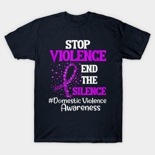 Stop violence end the silence T-Shirt